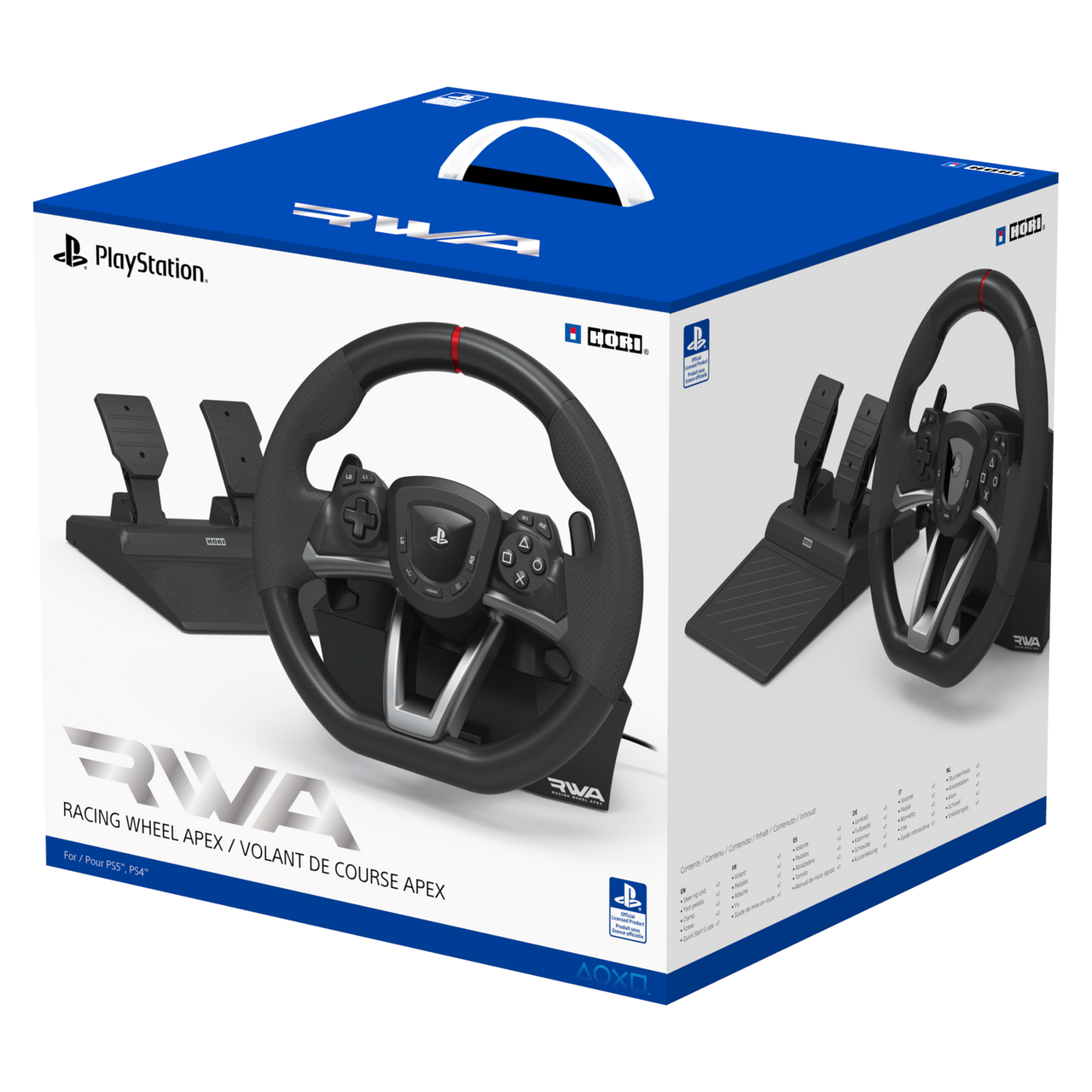 Volante Hori Racing Wheel Apex – PlayStation 5/4 e PC - Imagem 4